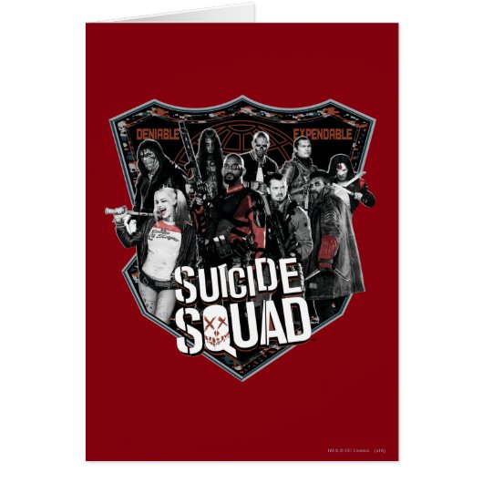 Suicide Squad | Group Badge Photo Cards (Front)