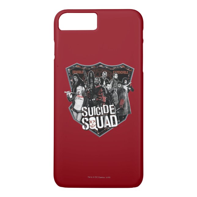 Suicide Squad | Group Badge Photo Case-Mate iPhone Case (Back)