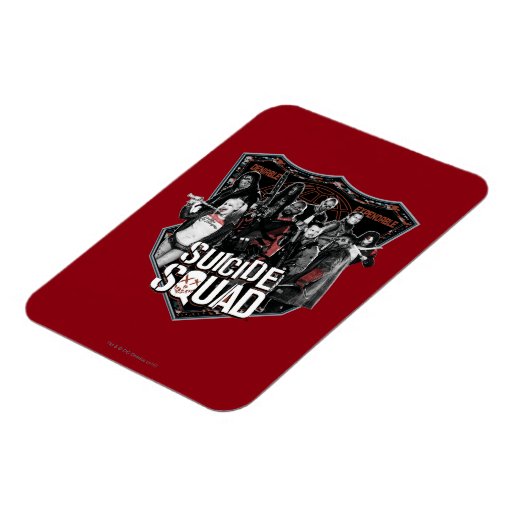 Badges Suicide Squad - Lot De 5 Badges (1 Grand + 4 Petits) - Multicolore, Dimensions 10x12,5 Cm - Pour Sac, Veste, Déco