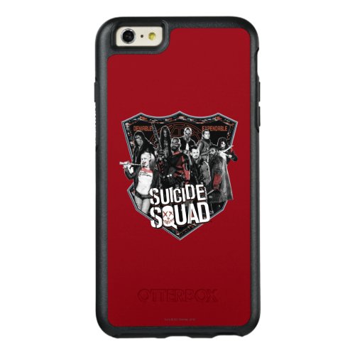 Suicide Squad  Group Badge Photo OtterBox iPhone 66s Plus Case