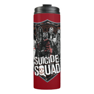 Suicide Squad   Group Badge Photo Thermal Tumbler