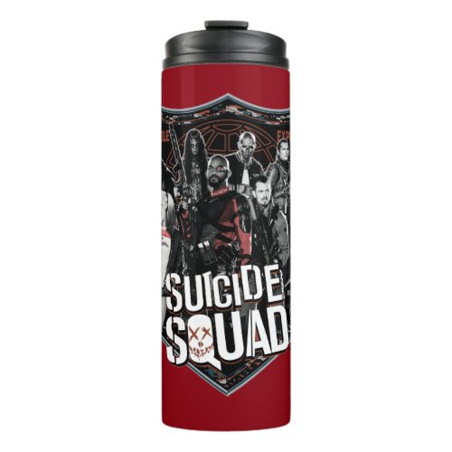 Suicide Squad  Group Badge Photo Thermal Tumbler