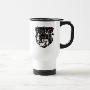 Suicide Squad   Group Badge Photo Travel Mug