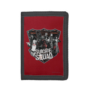 Suicide Squad Group Badge Photo Tri-fold Wallet