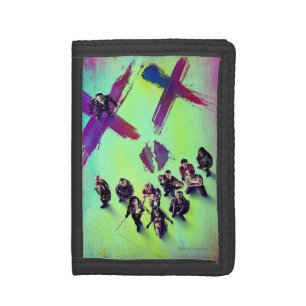 Suicide Squad   Group Poster Tri-fold Wallet