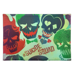 Suicide Squad   Group Toss Cloth Placemat