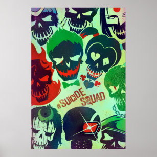 Suicide Squad   Group Toss Poster