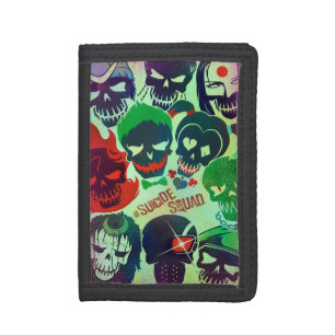 Suicide Squad Group Toss Tri-fold Wallet