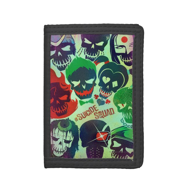 Suicide Squad | Group Toss Trifold Wallet (Front Vertical)