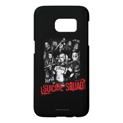 Suicide Squad  Grunge Group Photo Samsung Galaxy S7 Case