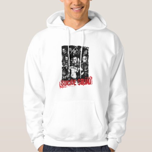 Suicide Squad  Grunge Group Photo Hoodie