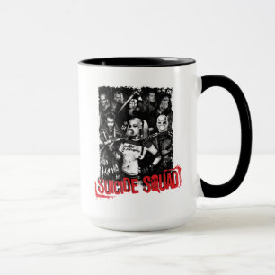 Suicide Squad   Grunge Group Photo Mug