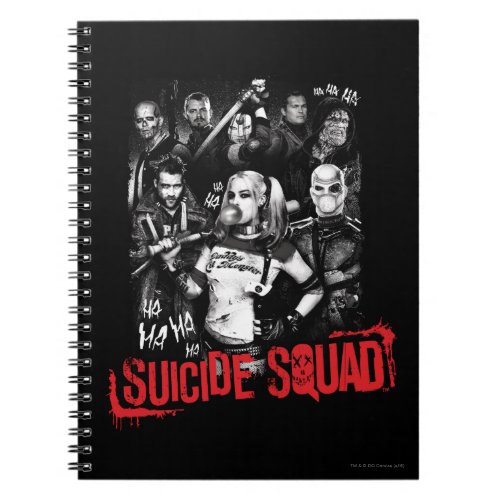 Suicide Squad  Grunge Group Photo Notebook