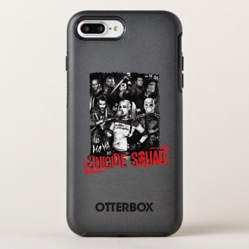 Suicide Squad  Grunge Group Photo OtterBox Symmetry iPhone 8 Plus7 Plus Case