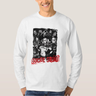 Suicide Squad   Grunge Group Photo T-Shirt
