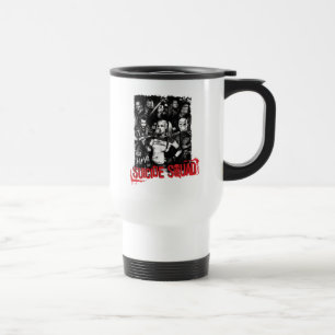 Suicide Squad   Grunge Group Photo Travel Mug