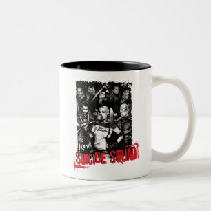Suicide Squad   Grunge Group Photo Two-Tone Coffee Mug