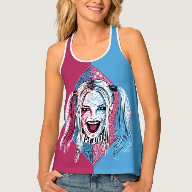Suicide Squad | Harley Laugh 2 Tank Top (Front)