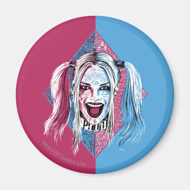 Suicide Squad | Harley Laugh Magnet (Front)