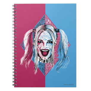 Suicide Squad Harley Laugh Notebook