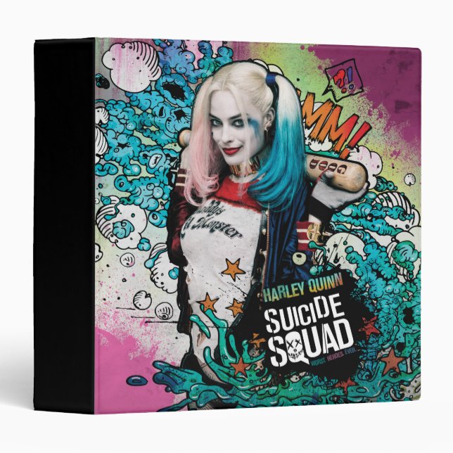 Suicide Squad | Harley Quinn Character Graffiti Binder (Front/Spine)