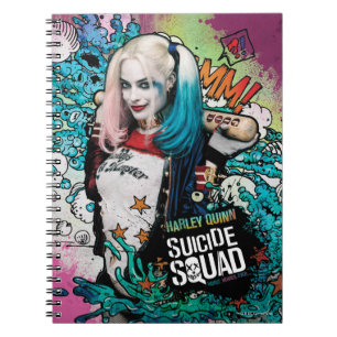 Suicide Squad Harley Quinn Character Graffiti Notebook