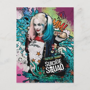 Suicide Squad | Harley Quinn Character Graffiti Postcard by suicidesquad at Zazzle