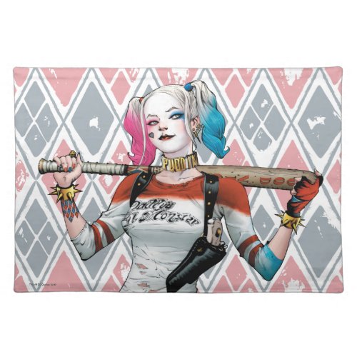 Suicide Squad  Harley Quinn Cloth Placemat