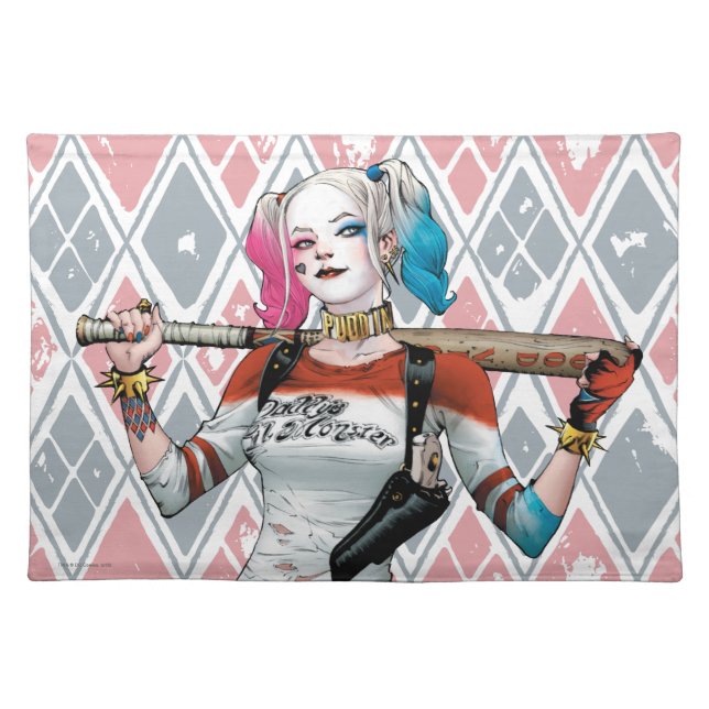 Suicide Squad | Harley Quinn Cloth Placemat (Front)