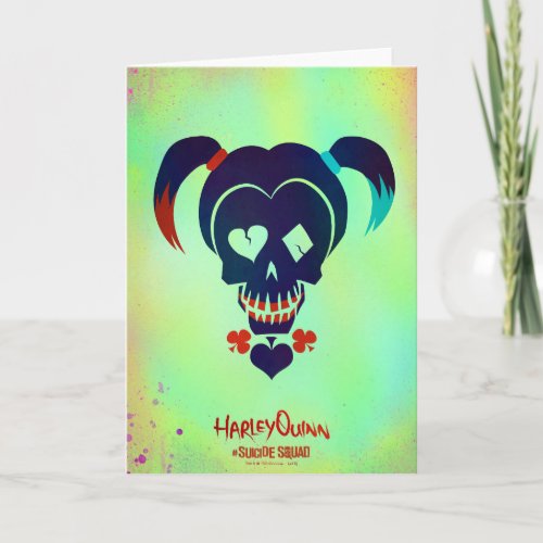 Suicide Squad  Harley Quinn Head Icon Card