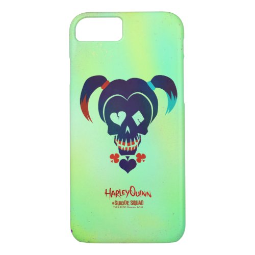 Suicide Squad  Harley Quinn Head Icon iPhone 87 Case