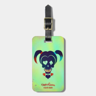 Suicide Squad   Harley Quinn Head Icon Luggage Tag