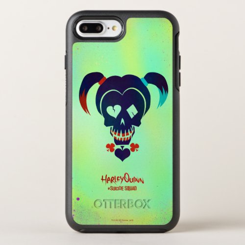 Suicide Squad  Harley Quinn Head Icon OtterBox Symmetry iPhone 8 Plus7 Plus Case