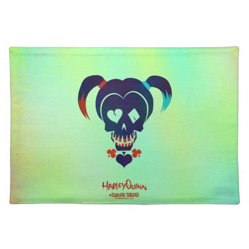 Suicide Squad  Harley Quinn Head Icon Placemat