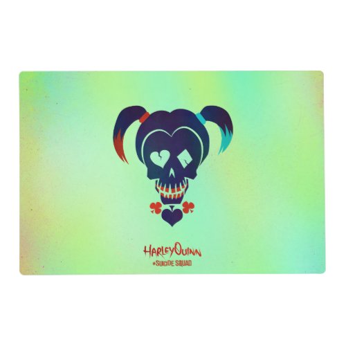 Suicide Squad  Harley Quinn Head Icon Placemat