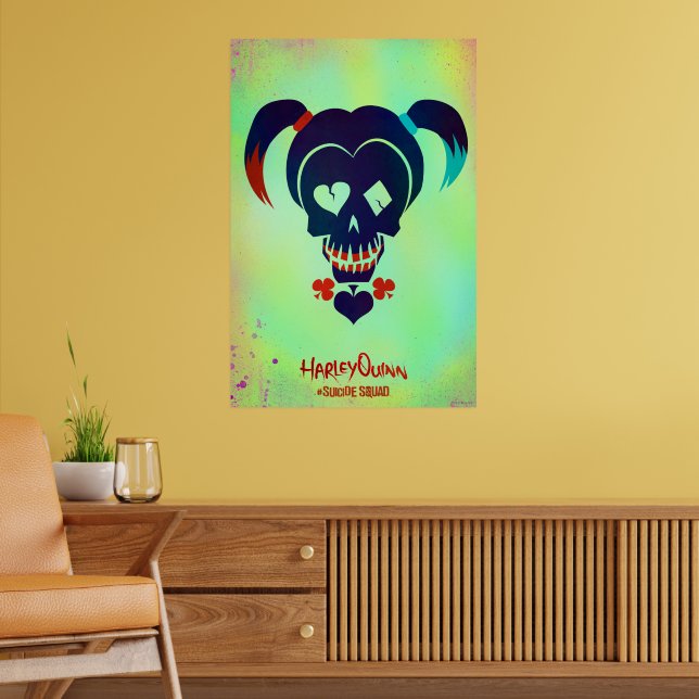 GB Eye Suicide Squad Harley Quinn Schlüsselanhänger – Totenkopf Design, Offiziell Lizenziert