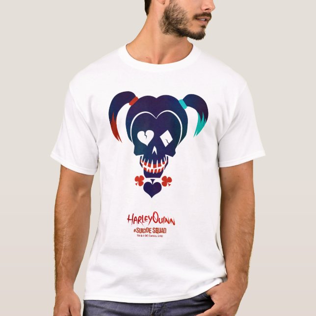 Suicide Squad | Harley Quinn Head Icon T-Shirt (Front)