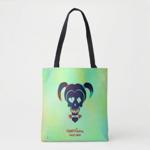 Suicide Squad   Harley Quinn Head Icon Tote Bag