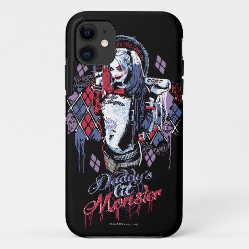 Suicide Squad  Harley Quinn Inked Graffiti iPhone 11 Case
