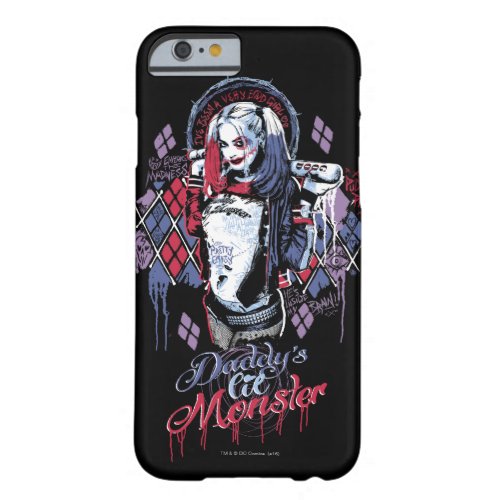 Suicide Squad  Harley Quinn Inked Graffiti Barely There iPhone 6 Case