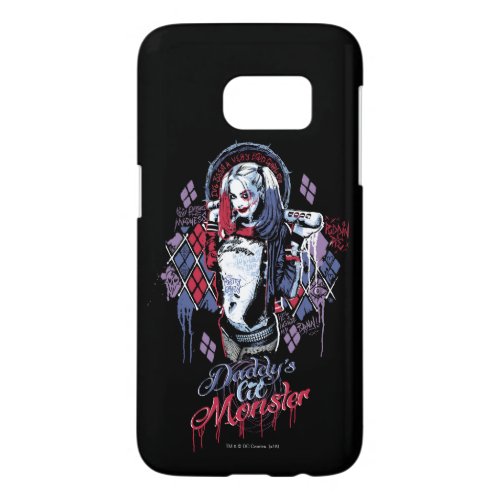 Suicide Squad  Harley Quinn Inked Graffiti Samsung Galaxy S7 Case
