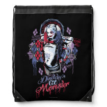 Suicide Squad | Harley Quinn Inked Graffiti Drawstring Bag Suicide Squad | Harley Quinn Inked Graffiti Drawstring Bag