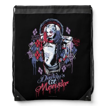 Suicide Squad | Harley Quinn Inked Graffiti Drawstring Bag