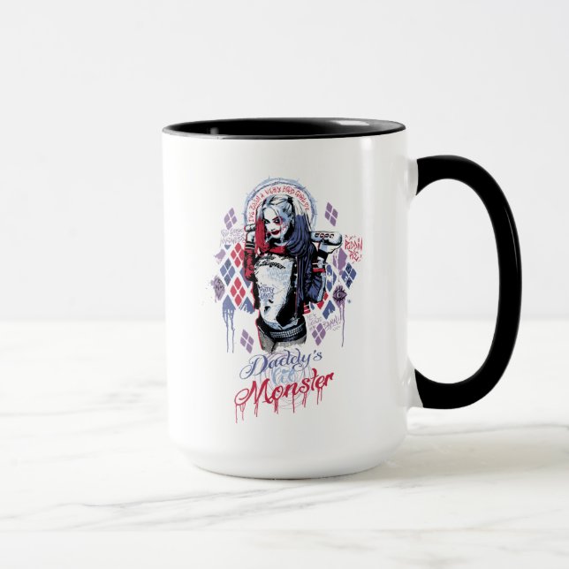 Suicide Squad | Harley Quinn Inked Graffiti Mug (Right)
