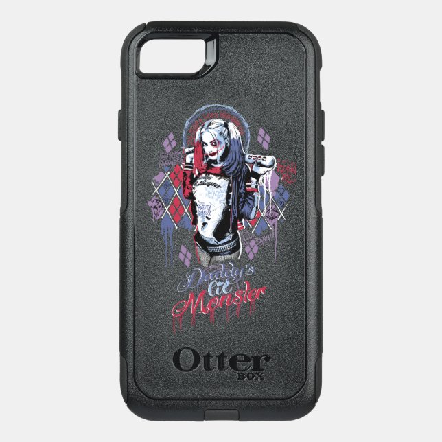 Suicide Squad | Harley Quinn Inked Graffiti Otterbox iPhone Case (Back)