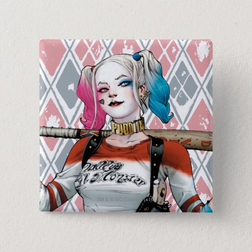 Suicide Squad  Harley Quinn Pinback Button