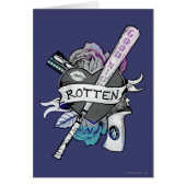 Suicide Squad | Harley Quinn "Rotten" Tattoo Art (Front)