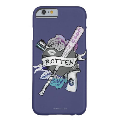 Suicide Squad  Harley Quinn Rotten Tattoo Art Barely There iPhone 6 Case