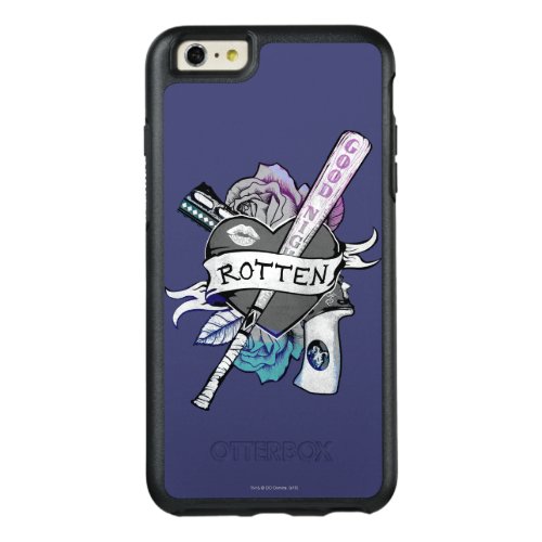 Suicide Squad  Harley Quinn Rotten Tattoo Art OtterBox iPhone 66s Plus Case