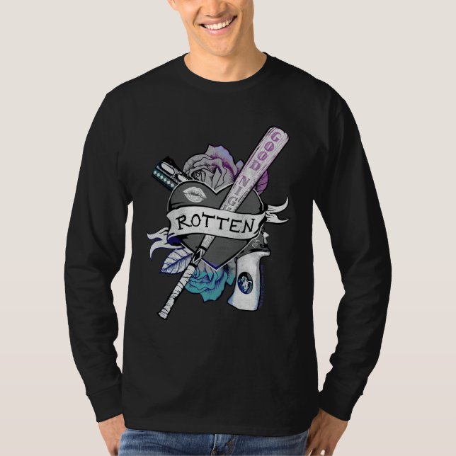 Suicide Squad | Harley Quinn "Rotten" Tattoo Art T-Shirt (Front)